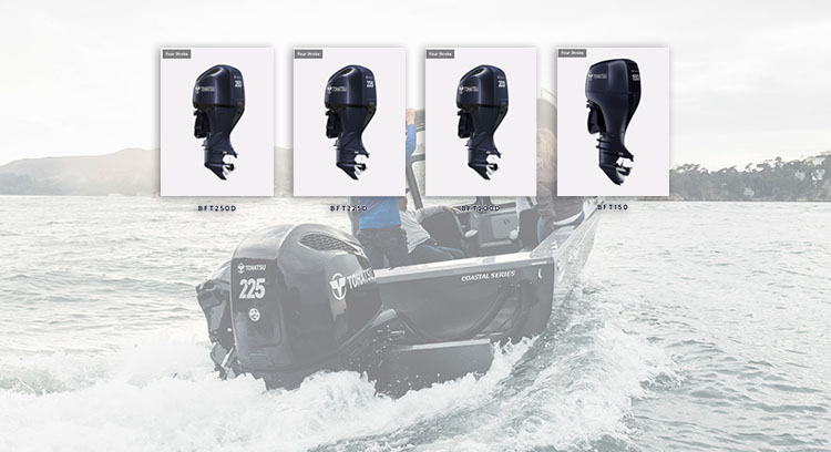 TOHATSU Four-Stroke Large series outboards